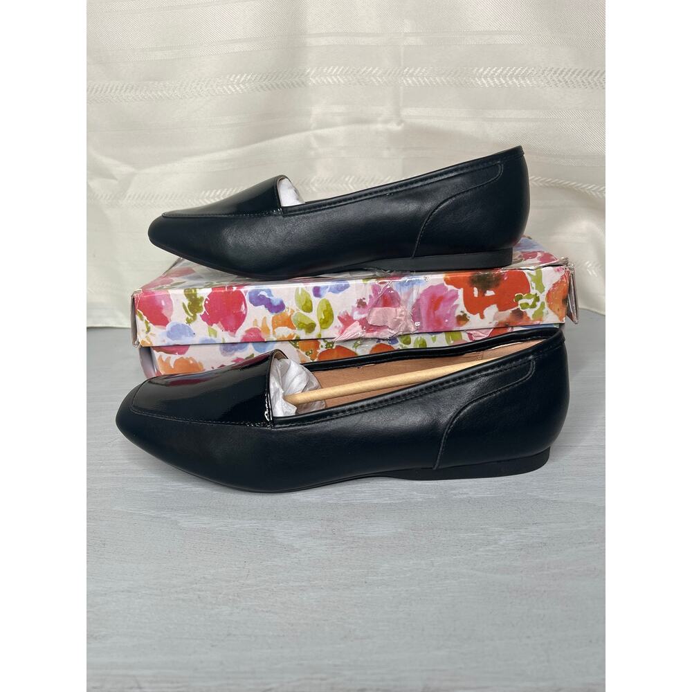 Mootsies Tootsies Edith Moc Toe Loafers Black Womens Size 10M - Picture 14 of 15